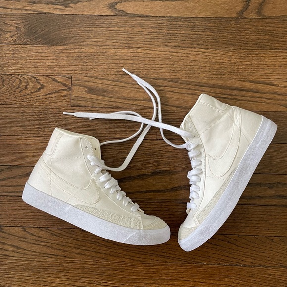 Nike Blazer Mid Canvas Sail size 8 - Picture 1 of 7